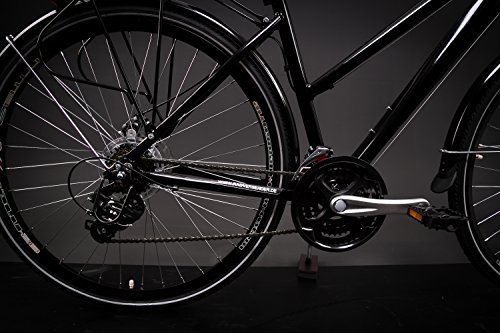 28″ Alu Damen Fahrrad MIFA Shimano 21 Gang Scheibenbremse Nabendynamo schwarz - 4