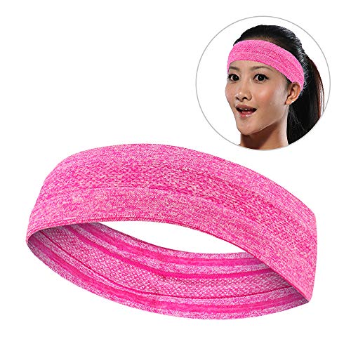 Lixada Anti-Slip Bandeau Sweatband Professional Humidité Absorption Sport Bandeau pour Hommes et Femmes Bandes De Cheveux De Yoga