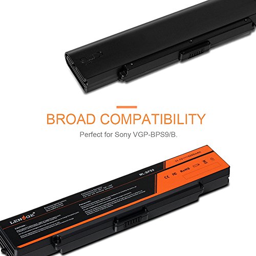 LENOGE Hochleistung Akku Li-ion Ersatz Laptop Batterie Für SONY Vaio PCG VGN-AR VGN-NR VGN-SZ VGN-CR Serie VGP-BPS10 VGP-BPS9 VGP-BPS9A/B VGP-BPS9/B VGP-BPS9/S VGP-BPL9 - 2