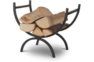 Wrought Iron Log Holder by Garden Trading | Crafted in Wrought Iron | H38 X W47 X D28cm