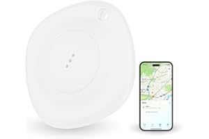 KSIX SMART YOUR TECH Ksix MyTag Localizador de Objetos Compatible iOS y Buscar de Apple, Buscador de Llaves y Maletas, Altavoz Integrado con Alerta, Resistencia al Agua IP66, 1 año de autonomía, Pila Reemplazable, Blanco
