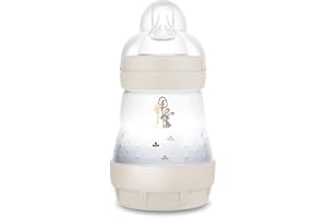MAM Biberon Easy Start/Anti-Colique - 160ml - Sable - Tétine Débit 1
