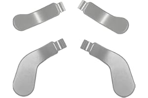 LIXIONGBAO 4 Stück Elite Controller Paddles für Xbox Elite Controller Serie 2, Elite 1 Core Controller Paddles, Elite 2 Controller Zubehör für Xbox Elite One Controller (Silber) [xbox]