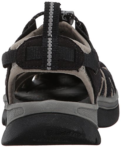 Keen Whisper, Zapatillas de Estar por casa con talón Abierto para Mujer, Negro Black/Gargoyle, 40 EU