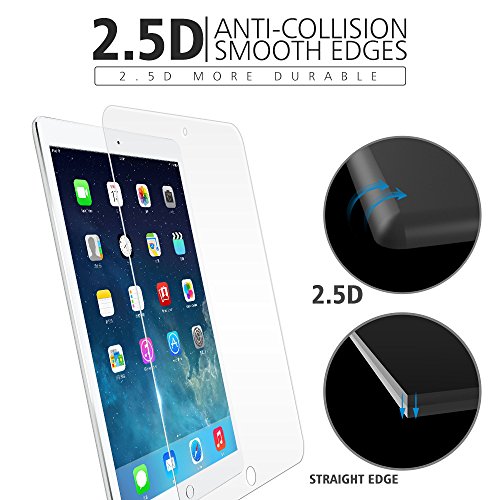 iPad Pro 10.5 Schutzfolie, iDudu [9H-Harte] [Anti-Kratz] [Blasenfrei] Panzerglas Folie Displayschutzfolie Screen Protector für Apple iPad Pro 10.5 Zoll 2017 - 3