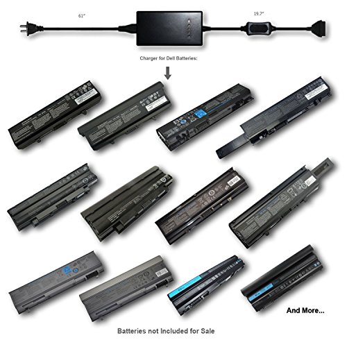Lizone Externer Laptop Akku Ladegerät für Dell INSPIRON 13 14 15 1525 17… LATITUDE MINI Inspiron PRECISION STUDIO VOSTRO Serie Ladegerät für Dell 10.8V oder 11.1V 9 Pin Batterie - 5