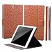 Produktbild Samsung Galaxy Tab S2 9.7 Case | 360° Standfunktion | Ostrich Optik karamell | iCues Manzano Tasche | weitere Leder-Imitat - und Farbvarianten verfügbar | Schutz-Hülle mit Geschenk-Box