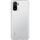 KZY İLETİŞİM Xiaomi Redmi Note 10S ile uyumlu Kapak 1mm Şeffaf Silikon Kılıf