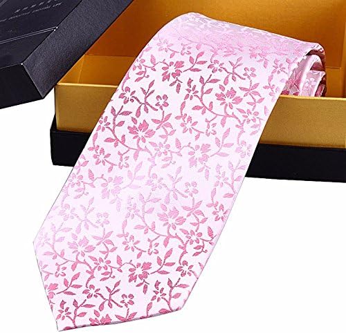 XZLP99 Classic Men'S Necktie Business Suits Wedding Groom Tie, Pink