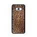 Produktbild SMARTWOODS Schützhülle für Samsung Galaxy S8 Plus, Holzcase für Smartphone, Handyhülle, Schutzhülle aus Holz für Samsung, ökologisch, naturnah und original (Aztec Calendar Dark)