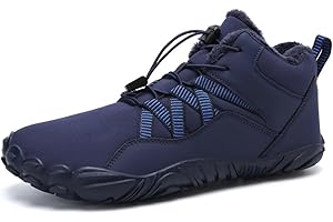 IceUnicorn Barfuss Schuhe Damen Barfußschuhe Herren Winterschuhe Frühling und Herbst Winterstiefel Breiter Zehenbox Minimalistische