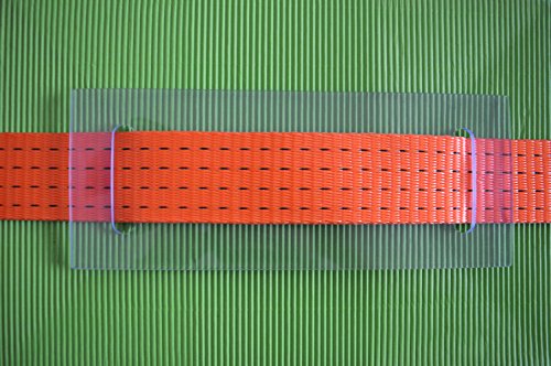 Preisvergleich Produktbild 4x Gurtbandschoner "weich PVC" Kantenschutz Ladungsicherung Spanngurtschoner