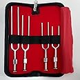 ARINEO Tuning Fork (128, 256, 512 and 1024 Hz) - Set of 4 PCS. in a Carry Bag