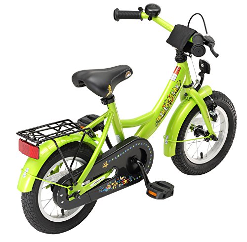 BIKESTAR® Premium Kinderfahrrad für sichere und sorgenfreie Spielfreude ab 3 Jahren ★ 12er Classic Edition ★ Brilliant Grün - 3