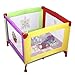 Bable Baby Playpen Play Yard with Cotton Play Mat and Carrying Bag (90x90x64cm)