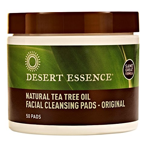 Desert Essence Tea Tree Oil Cleansing Pads 50 PADS