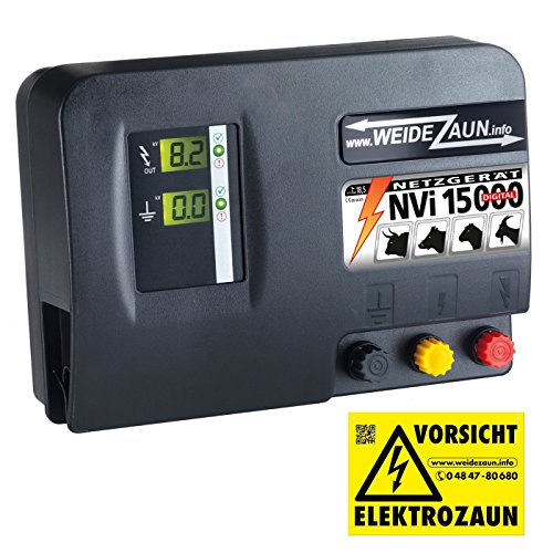 18,6 Joule EXTREM STARKES 230V Weidezaungerät mit 11,500 Volt - Auch geeignet zur Wildschweinabwehr Wildabwehr Wildzaun