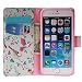 iPhone 6S Plus Case,iPhone 6S Plus Leather Case, iPhone 6 Plus Cover with 5.5 inch Screen,Flip Wallet case for iPhone 6S Plus,Bird Patterned PU Leather Stand Function Protective Cases Covers with Card Slot Holder Wallet Book Design Fordable Magnet Closure Case for Apple iPhone 6S/6 Plus 5.5