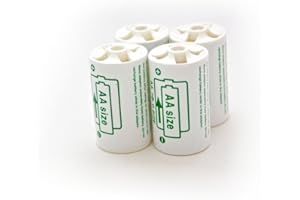 edi-tronic 4 x adapter akumulatora Mignon na mono AA na D