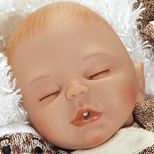 Paradise Galleries Lifelike Realistic Soft Vinyl Weighted 41cm Baby Girl Doll Gift 