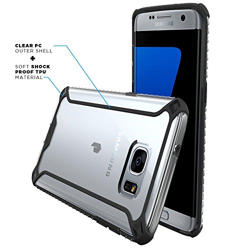 Galaxy S7 Edge Tel fono M vil Poetic Affinity pr mium Serie Fino Fino Protege Da Donde necesario transparente Bumper Carcasa Funda Carcasa de dos materiales para Samsung Galaxy S7 Edge Negro Transparente Galaxy S7 Edge Tel fono M vil Poetic Affinity pr mium Serie Fino Fino Protege Da Donde necesario transparente Bumper Carcasa Funda Carcasa de dos materiales para Samsung Galaxy S7 Edge Negro Transparente