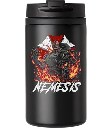 Tasse De Voyage Isotherme Resident Evil Umbrella - 330ml Double Paroi Acier Inoxydable, Garde Chaud & Froid