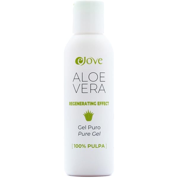 Ejove Aloe Vera Gel 100 Ml – Reines Naturgel Für Gesicht & Körper – Beruhigt Sonnenbrand, Akne & Trockene Haut – Feuchtigkeitsspendend & Hautregenerierend