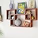 Artesia Trendy Brown Wooden Interlocked Wall Shelves RS.1436.00