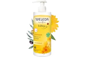 WELEDA - Liniment - Soin nettoyant pour le change - Nettoie en douceur - NATRUE - 400 ml