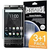 BlackBerry KEYone Protettore Schermo - Invisible Defender [3+1 Free/MAX HD CLEARNESS][Custodia Compatibile] Perfetto Tocco di Precisione Pellicola Trasparente ad Alta Definizione (HD) per KEY one