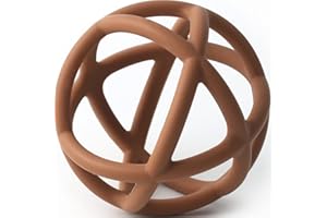 LOVE DEPOT Jouet de dentition pour bébé - Sans BPA - Boule souple en silicone - Facile à tenir - Pour bébés (Clay)