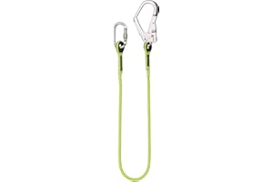 SAFETYLIFTINGEAR Height Safety Rope Restraint Lanyard with Karabiner & Scaffold Hook (1.5mtr)