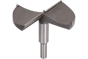 flintronic 90MM Mèches Bois, Fraise Bois Carbure, L'installation de Portes Sphériques Bois, Tiroirs, Vous aide rapidement pour faire des trous propres à fond plat dans le bois