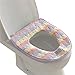 Produktbild Golden Rule WC Closestool Matte Weich Colorful WC-Sitz dicker Bezug Pads Wasserdicht/Rückenwärmer waschbar für Badezimmer, violett