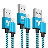cable cargador iphone 7 original ❥【6FT / 3Pack Cargador iPhone】 Aioneus cable iphone es ideal para puertos de carga USB difíciles de alcanzar y cargadores de pared. El cable usb 3pack es más conveniente en la hogar, oficina y los viajes;