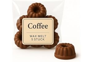 Duftmelt Coffee - Frischer Kaffeeduft | 5er Set - Duftwachs | Duftkerzen