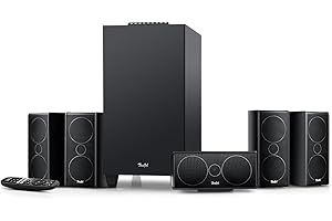 Teufel CONSONO 35 Concept - 5.1 Surround Soundsystem, Komplettsystem Heimkino mit integriertem AV-Receiver, Bluetooth, Dolby Audio, USB-C-Soundkartenfunktion, HDMI ARC CEC für Games, Film und Musik