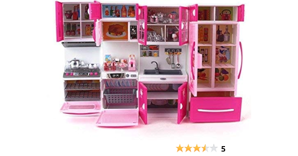 barbie and kitchen