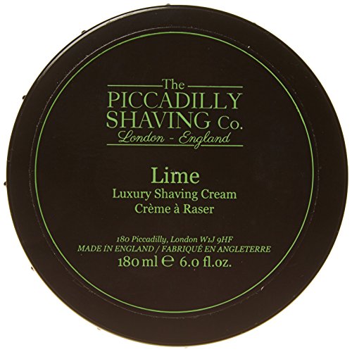 Piccadilly Shaving Co 180 g Lime Shaving Cream Bowl