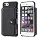 Produktbild NewTH iPhone 7/8/6S/6 Hüllen Reißverschluss Geldbörse Premium Leder Brieftasche mit Kartenhalter und Kickstand Feature Schutzhüllen für Apple iphone 7/8/6S/6