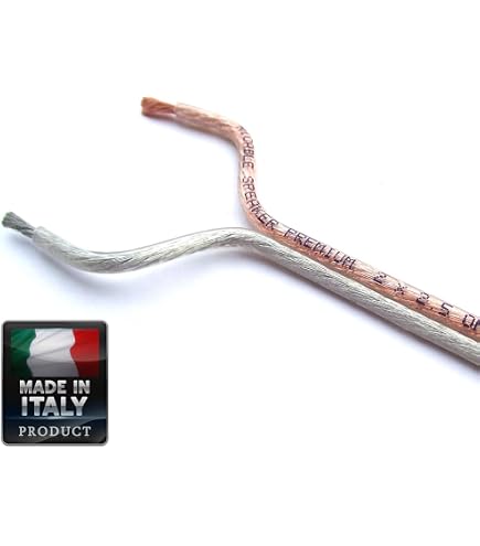 PAXO Cavo coassiale per altoparlante 20 m, 2 x 1,5 mm², in rame OFC/puro, flessibile, compatto, con diametro di 6 mm, nero PAXO Cavo coassiale per altoparlante 20 m, 2 x 1,5 mm², in rame OFC/puro, flessibile, compatto, con diametro di 6 mm, nero