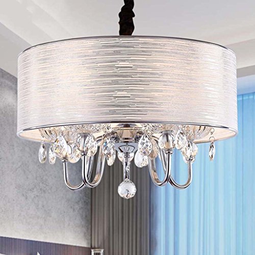 Preisvergleich Produktbild Uncle Sam LI- Moderne Einfache LED Kristall Deckenleuchte Personalisierte Restaurant Kronleuchter Jane Europäischen Wohnzimmer Hängelampen Schlafzimmer Beleuchtung / E14 (größe : 4 Kopf)