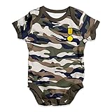 TWISTED ENVY Baby - Jungen Einteiler Gr. 0-3 Monate, Camouflage