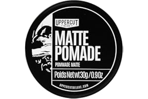Uppercut Deluxe Deluxe Pomade Midi, Medium Hold & No Shine, For Timeless & Classic Looks, Suitable For All Hair Lengths & Types - 30g