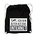 Produktbild Älter als das Internet Gym Bag Black