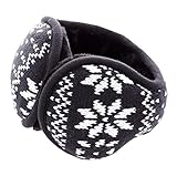 Unisex Foldable Earmuffs Warm Knit Ear Warmers Fleece Winter Earmuffs, B3