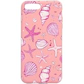 Lavderuar iPhone 7 Plus 8 Plus İ&ccedil;in Marine Cover Desenli Silikon Kılıf | Y&uuml;ksek Kalite UV Baskı &amp; İ&ccedil;i Kadife Lansman Kapak Şe