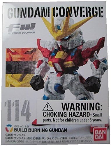 FW Gundam Converge 20 Build Burning Gundam #114 Mini Trading Figure by Gundan Converge