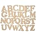 Wooden Letters - Assortment, H: 4 cm, thickness 2,5 cm, MDF, 78asstd