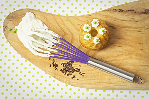 baekka Schneebesen silikonbeschichtet lila - 2